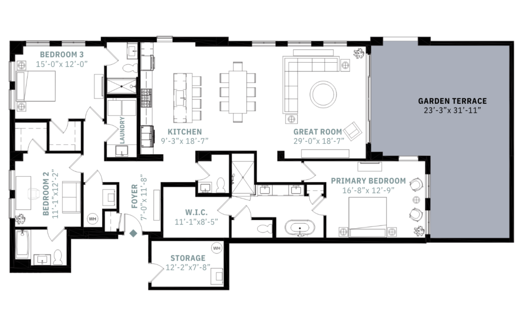 A North 2 Floorplan